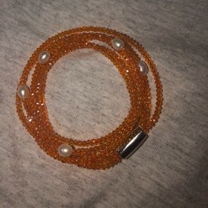 Vantel drawn to you wrap tangerine